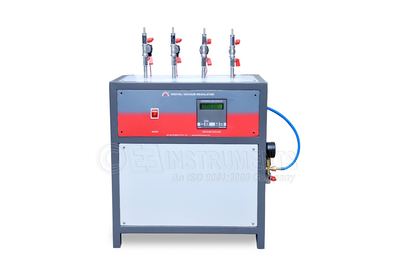DIGITAL VACUUM REGULATOR FOR KINEMATIC VISCOSITY BATH-FOR 4 VISCOMETERS-WITH VACUUM PUMP-