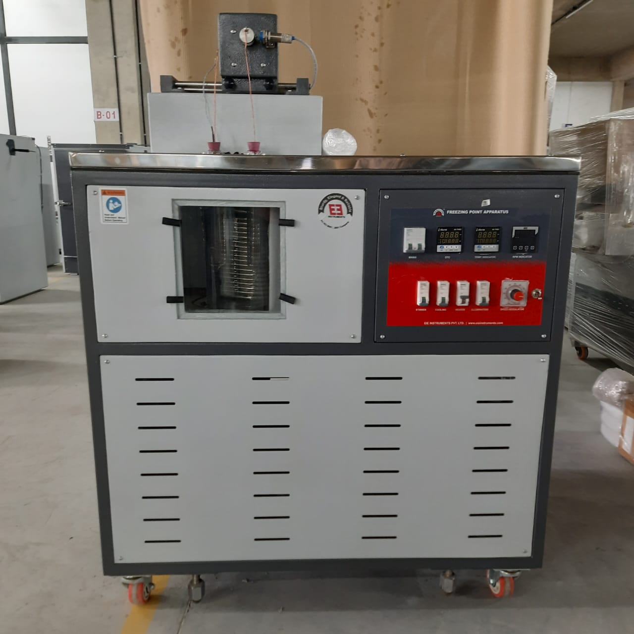 FREEZING POINT APPARATUS - WITH IN-BUILT REFRIGERATION SYSTEM UPTO (-70 °C) - (ASTM  D1177, ASTM D2386)-