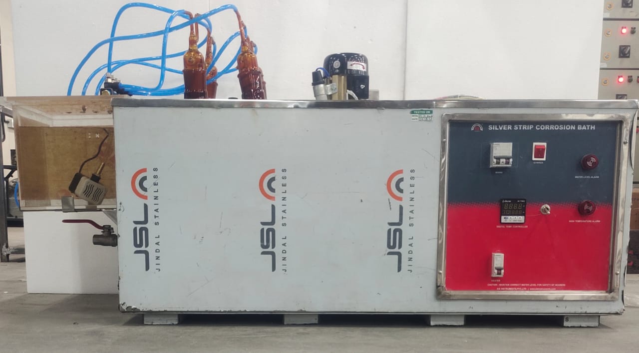COPPER CUM SILVER CORROSION BATH - DIGITAL - COMPLETE S.S. - ASTM D130, IP 227 - WITHOUT ACCESSORIES