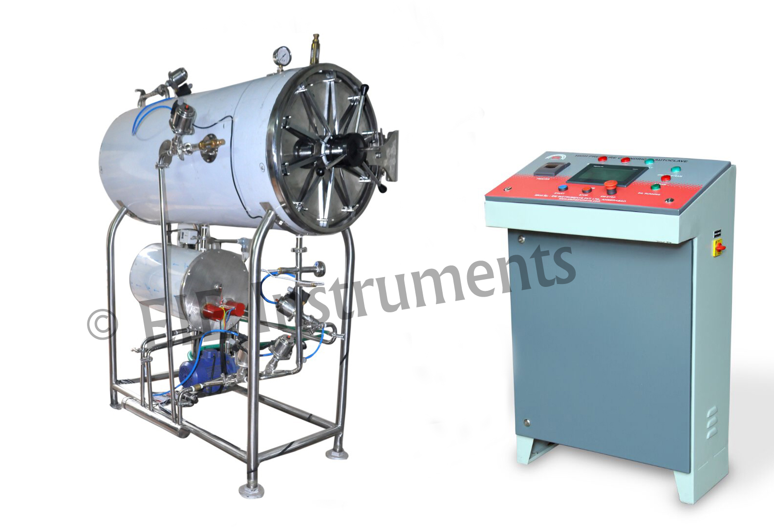 HIGH PRESSURE CYLINDRICAL HORIZONTAL STERILIZER FOR WEBSITE