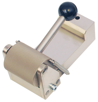 ASTM D412, D624, ISO 283-ECCENTRIC ROLLER GRIP-FOR VULCANIZED RUBBER, ELASTOMERS, RUBBER CONVEYOR BELTS, FIMLS, SHEETS