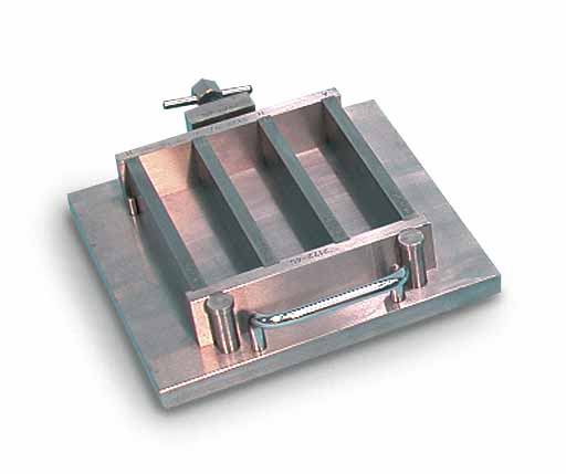 PRISM MOULD-40 X 40 X 160MM-THREE GANG-FOR JOLTING APPARATUS-EN 196, EN ISO 679
