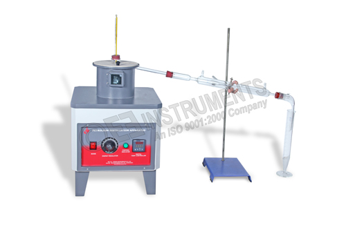 APPARATUS FOR DISTILLATION OF CUT BACK BITUMEN - WITH ENERGY REGULATOR - IS 1213 